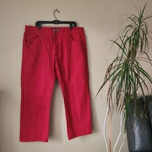 South Pole red straight jeans men's sz.42